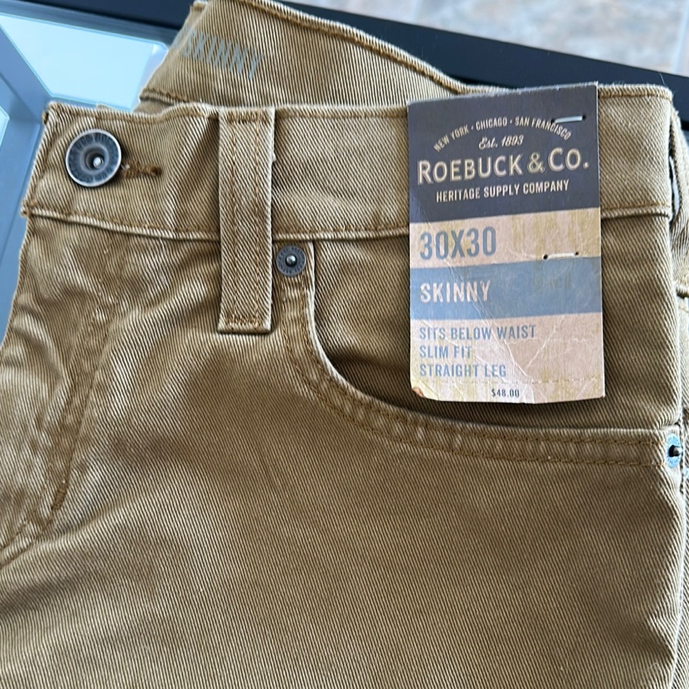 Roebuck & Co. Skinny Jeans in Tan